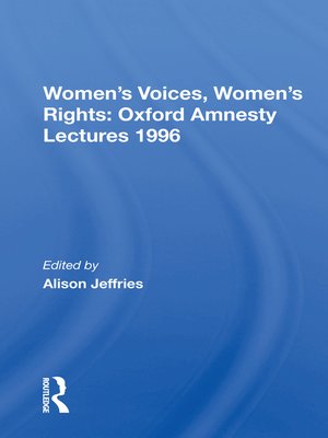 cover image of Women's Voices, Women's Rights